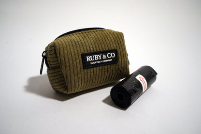 Khaki | Corduroy Waste Bag Holder