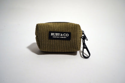 Khaki | Corduroy Waste Bag Holder