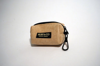 Beige | Corduroy Waste Bag Holder