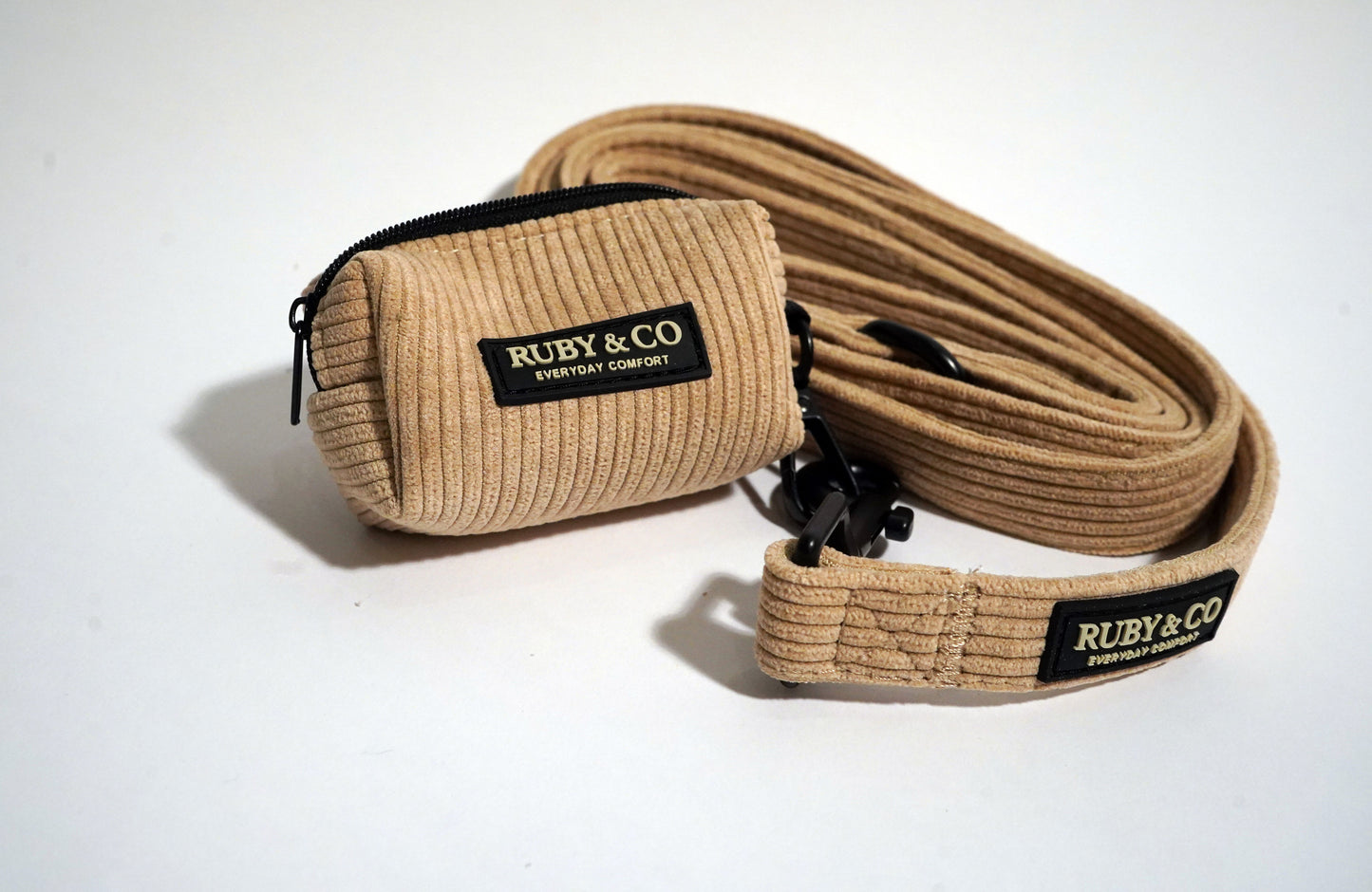 Beige | Corduroy Waste Bag Holder