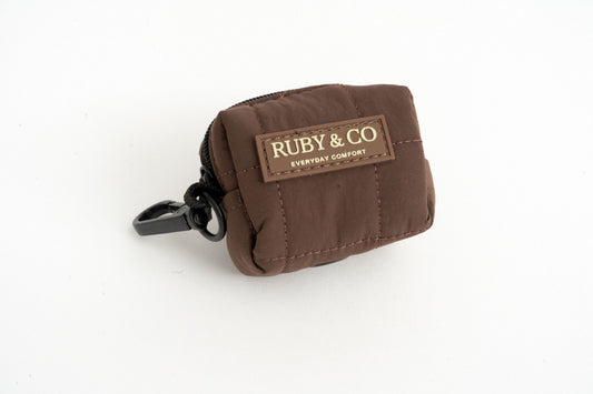 Espresso | Quilted Waste Bag Holder